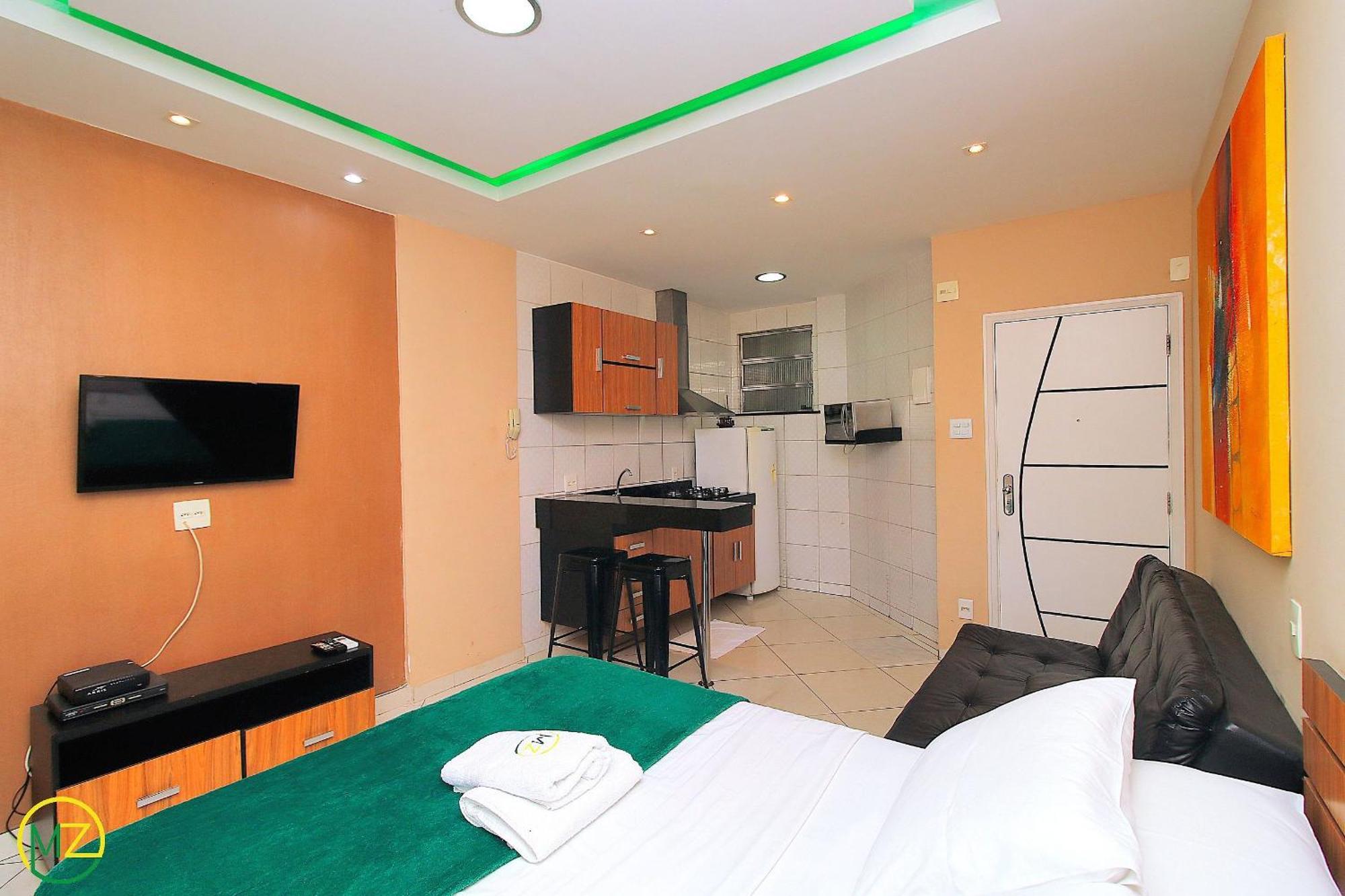 Studio Com Pequena Varanda Em Copacabana Rio de Janeiro Extérieur photo
