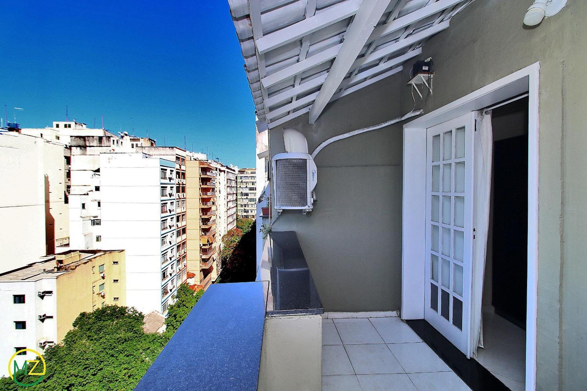 Studio Com Pequena Varanda Em Copacabana Rio de Janeiro Extérieur photo